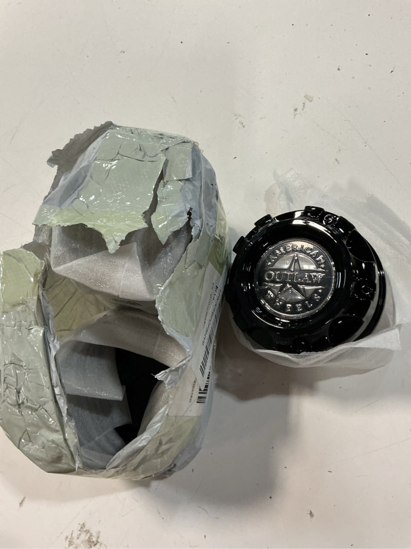 Condition photo showing Good Condition for 4pcs wheel center hub cap cover gloss black for american outlaw cap 894 cap1017 80847