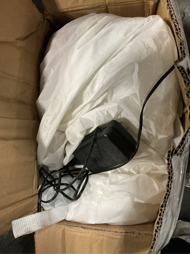 Condition photo showing As Is for 12 FT Pink Christmas Tree Inflatables Outdoor Decorations, Blow Up Candy-Themed Xmas Tree with Rotating Projection for Garden Lawn Holiday Decor 12 FT Xmas Tree