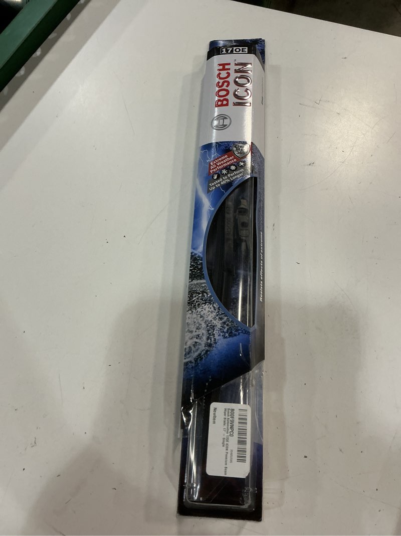 Condition photo showing New/Like New for bosch 17oe icon premium beam wiper blade; 17" - single