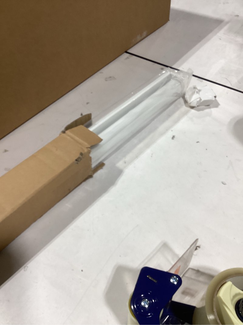 Condition photo showing New/Like New for LazBlinds No Drill Cordless Zebra Blinds for Indoor Windows, Dual Layer Light Control Roller Shades for Day and Night, Light Filtering Sheer Shades for Home, 32" W x 48" H, White White 32" W x 48" H