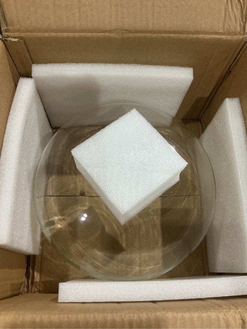 Condition photo showing New/Like New for 11 inch clear cake dome cover - glass round cake stand cover, pastry display cloche for food plastic, cake cover lid for cake stand cake plate display serving platter
