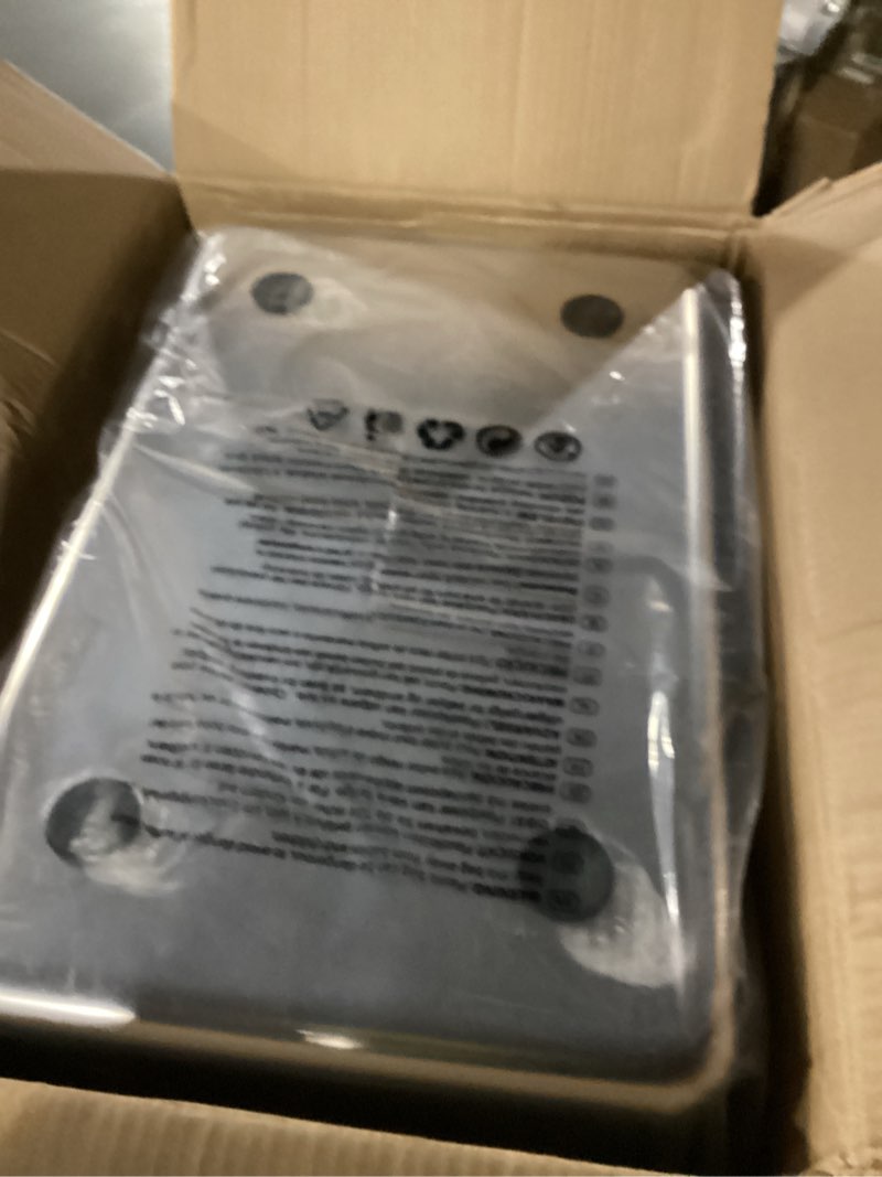 Condition photo showing New/Like New for Stainless Steel Litter Box 2 Pack, 18"x14"x6"(Height) Medium to Large Cat Litter Box Easy Clean, Non Stick Metal Litters Boxes No Smell for Full-Grown Cats or Kitty/Kitten 2 Pack-L(17.7"x13.8"x6")