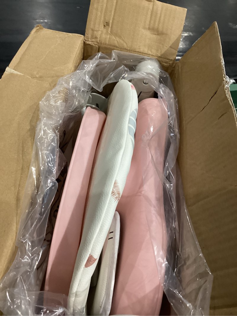 Condition photo showing Good Condition for UBRAVOO 2in1 Portable Toddler Booster Seat, Grow with Baby Booster Seat for Dining Table with Removable Tray & Seat Pad, high chair for travel, ACE1013 Pink Flamingos