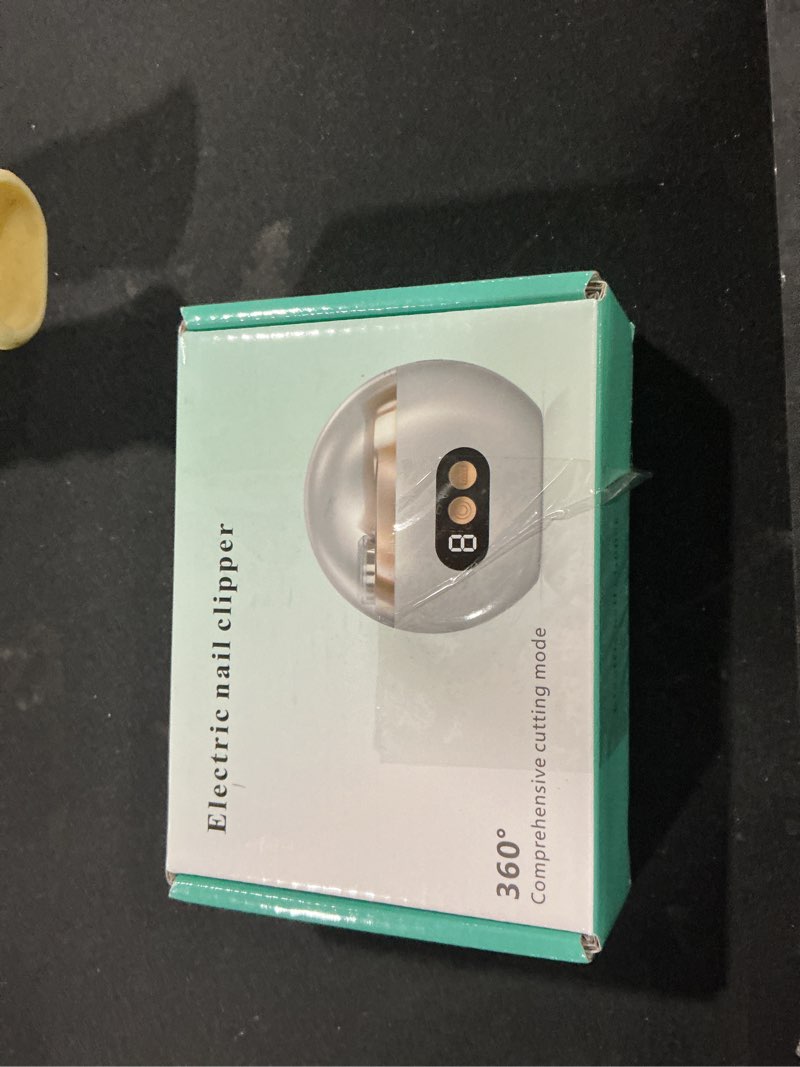 Condition photo showing Good Condition for Electric Nail Clippers, 3 in 1 Rechargeable Electric Polishing Automatic Nail Clipper Trimmer with L