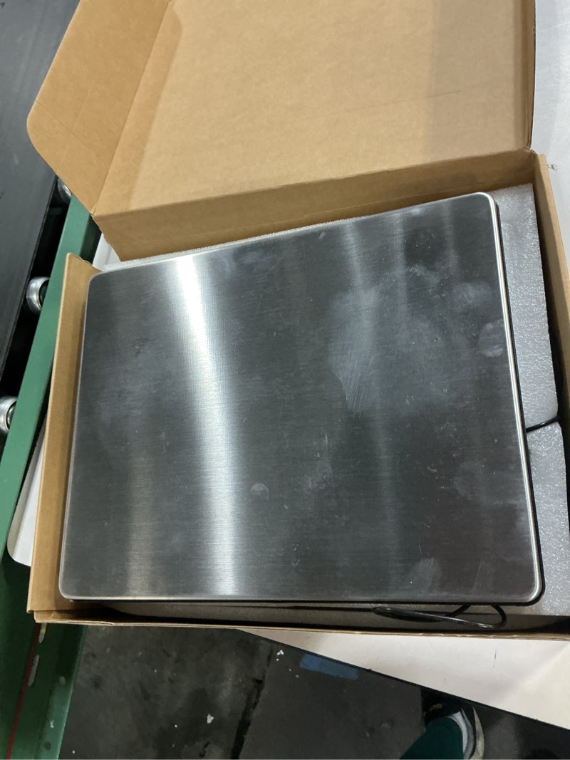 Condition photo showing Good Condition for extra wide medical physician scale - 440 lb/200 kg capacity, high accuracy digital display, heavy duty portable body weight scale for home, office, hospital, gym & bariatric use 440lb