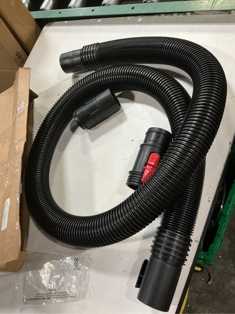 Condition photo showing As Is for workshop wet/dry vacs shop vacuum accessories ws25020a replacement hose attachment, 2-1/2-inch x 7-feet dual-flex locking vac hose for wet dry shop vacuum cleaners incomplete