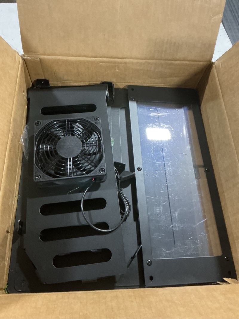 Condition photo showing As Is for Golf Simulator Projector Enclosure with Cooling Fan & Artificial Turf | Floor-Mounted Protective Cover for Enhanced Projector Protection