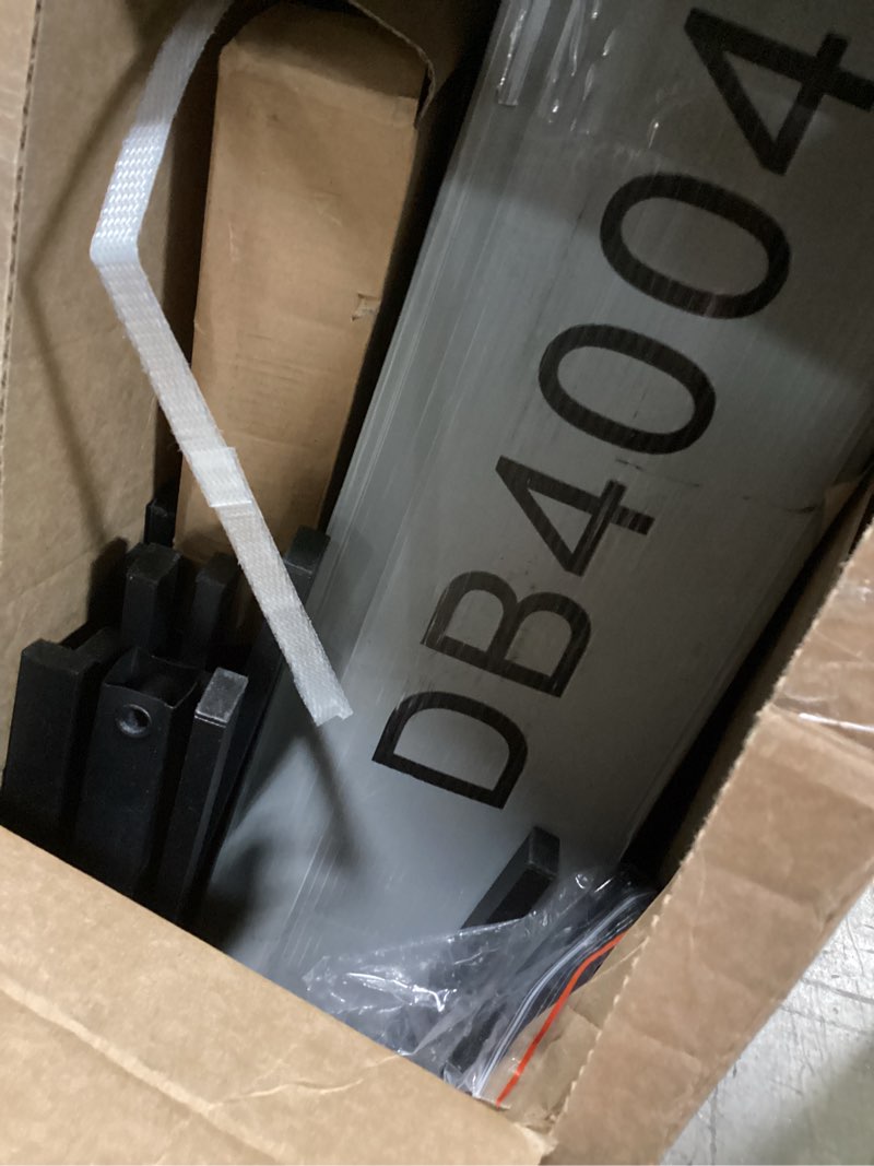 Condition photo showing As Is for HusDream Twin Bed Frames 18 Inch Tall Platform Bed Frame with LED Lights and Plug,Black Bed Frames f