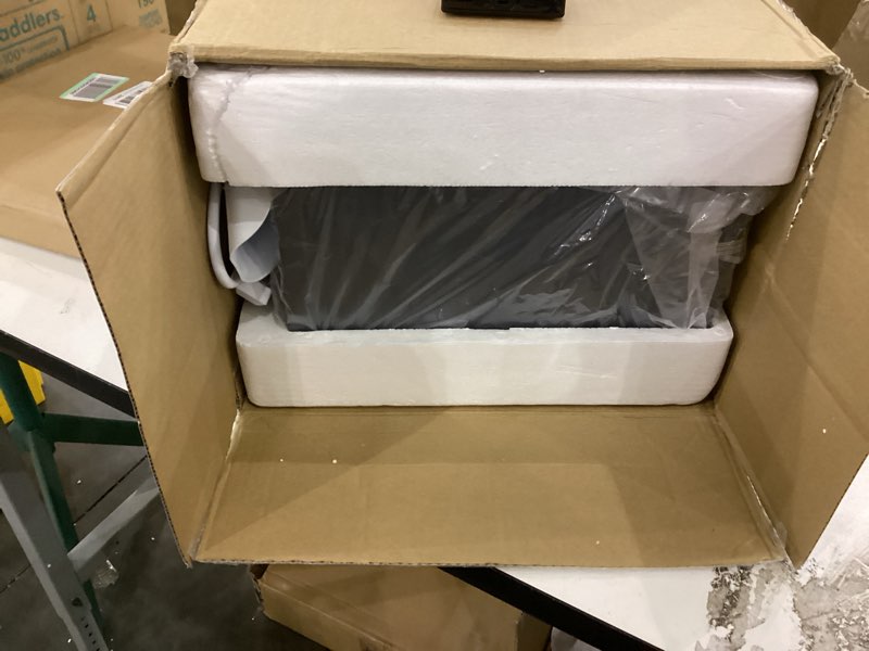 Condition photo showing As Is for Frigidaire Gallery, 33 Lbs. Countertop Ice Maker, Nugget Shaped Ice, Stainless Steel Trim, Black