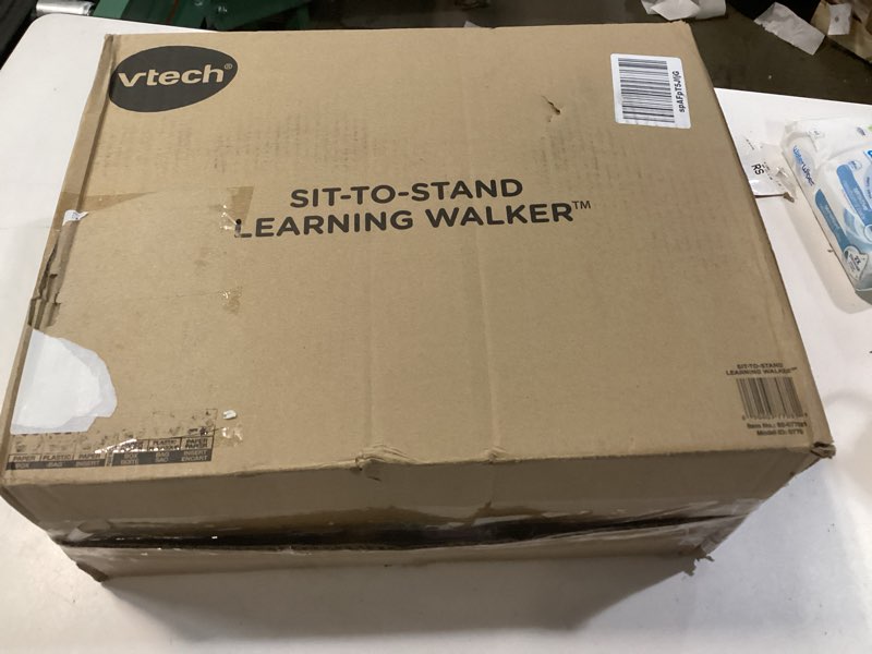 Condition photo showing New/Like New for vtech sit-to-stand learning walker (frustration free packaging), pink pink walker