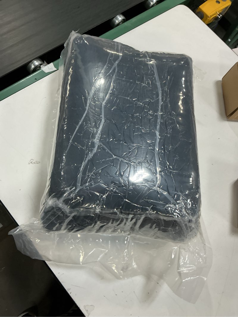 Condition photo showing New/Like New for Reading Pillow for Sitting in Bed Adult, Reading Pillow with Shredded Memory Foam, Back Pillow for Bed Sitting Up with Extend Arms, Pockets, Pillow with Washable Cover,Black, X-Large Black 19" H