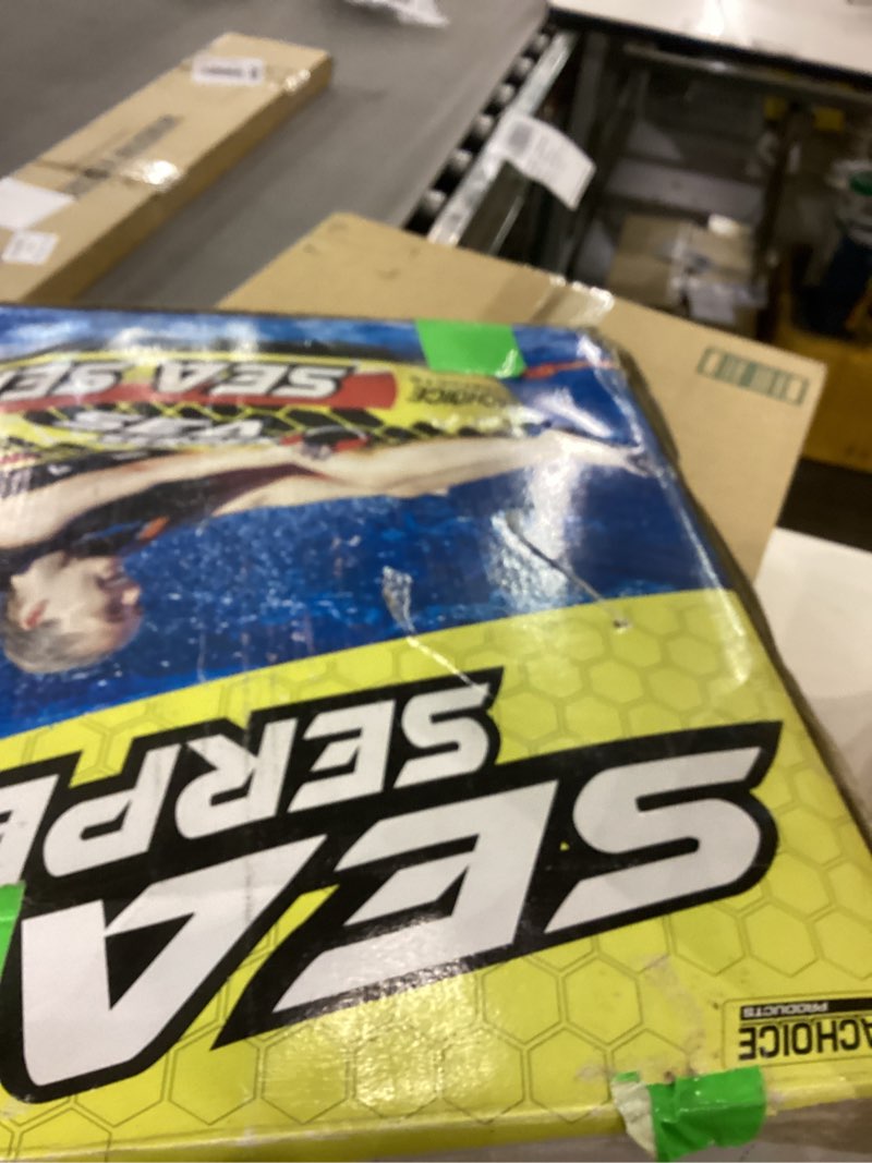 Condition photo showing As Is for Seachoice Open Top Tubes with Reinforced Towing System 1-4 Rider 1 Rider