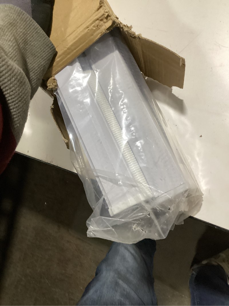 Condition photo showing Good Condition for Joydeco No Drill Zebra Blinds for Windows, Cordless Day & Night Dual Sheer Roller Shades, Easy Installation, Free-Stop Lift System, Light Filtering Privacy Blinds for Home(White,45" W x 75" H) A-white (No Drill) 45"W x 75"H