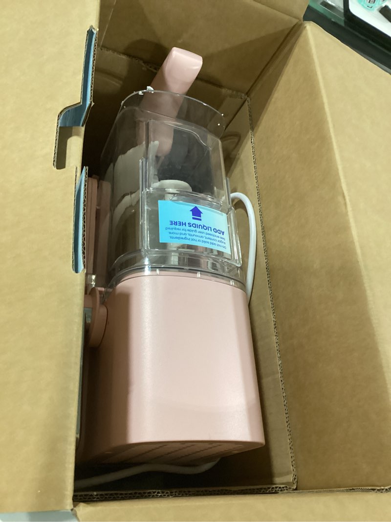 Condition photo showing As Is for slush-ease 88 oz. total / 64 oz. drink capacity slushy maker with touchscreen and 5 functions