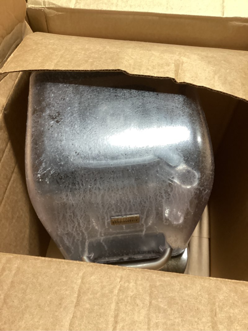 Condition photo showing As Is for commercial blender with soundproof shield, 70 oz quiet professional blenders, heavy duty blender with strong and quiet professional-grade power, self-cleaning, quiet sound enclosure, 2200w