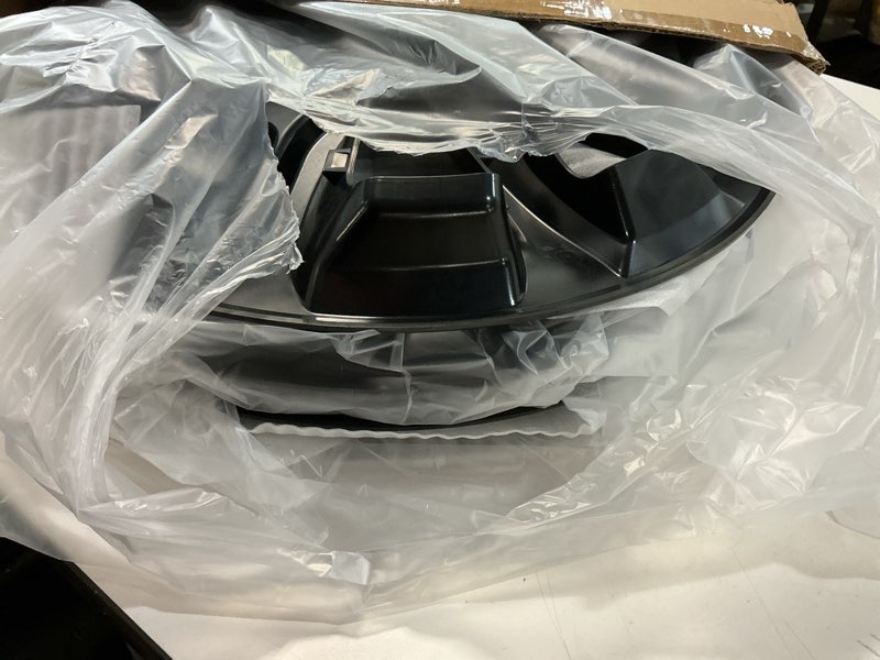 Condition photo showing New/Like New for 17" 4pcs Gloss Black Wheel Skins for 2018-2021 Chevrolet Equinox, ABS Wheel Skins Covers Compatible for 18-21 Equinox Wheels - Auto Tire Replacement Cap Cover