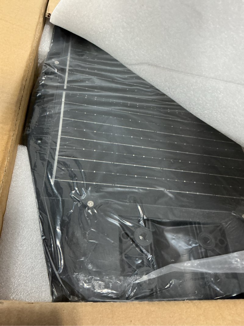 Condition photo showing New/Like New for deepn solar street light, commercial grade solar lights outdoor ip67 waterproof, 8700w led flood security lights motion sensor & dusk to dawn outdoor lighting for parking lots, streets & yard, 1 pack