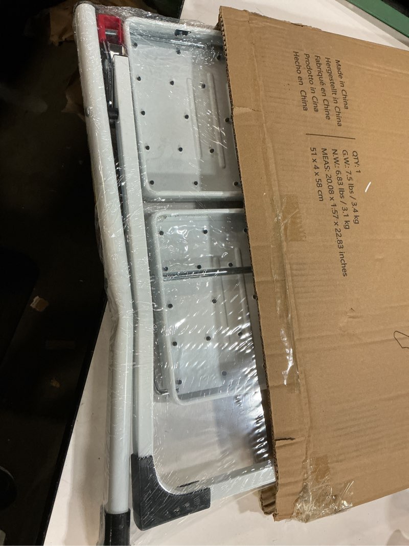 Condition photo showing New/Like New for 2 Step Stool Folding Step Ladder with Anti-Slip Base and Wide Pedal, Lightweight Sturdy 330 lbs Portable Step Stool for Kitchen Pantry Closet Office Garage Travel Indoor Outdoor Use, White 2 Step White