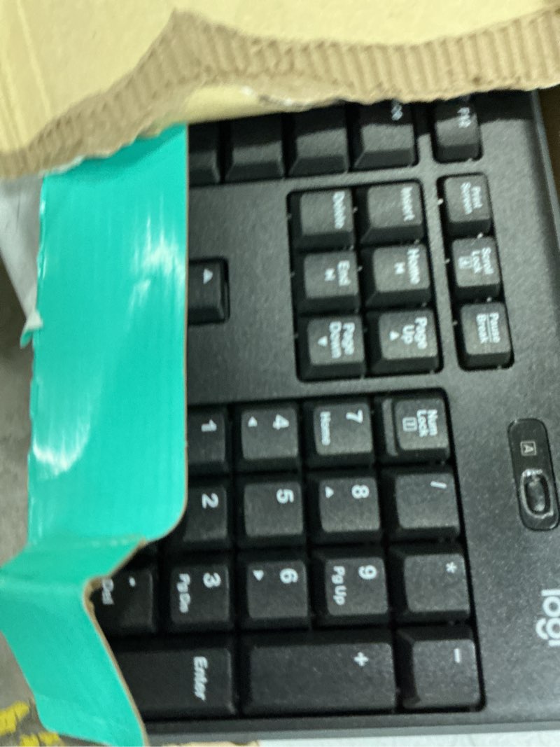 Condition photo showing New/Like New for logitech mk270 wireless keyboard and mouse combo for windows, 2.4 ghz wireless, compact mouse, 8 multimedia and shortcut keys, 2-year battery life, for pc, laptop - black black 1 pack combo