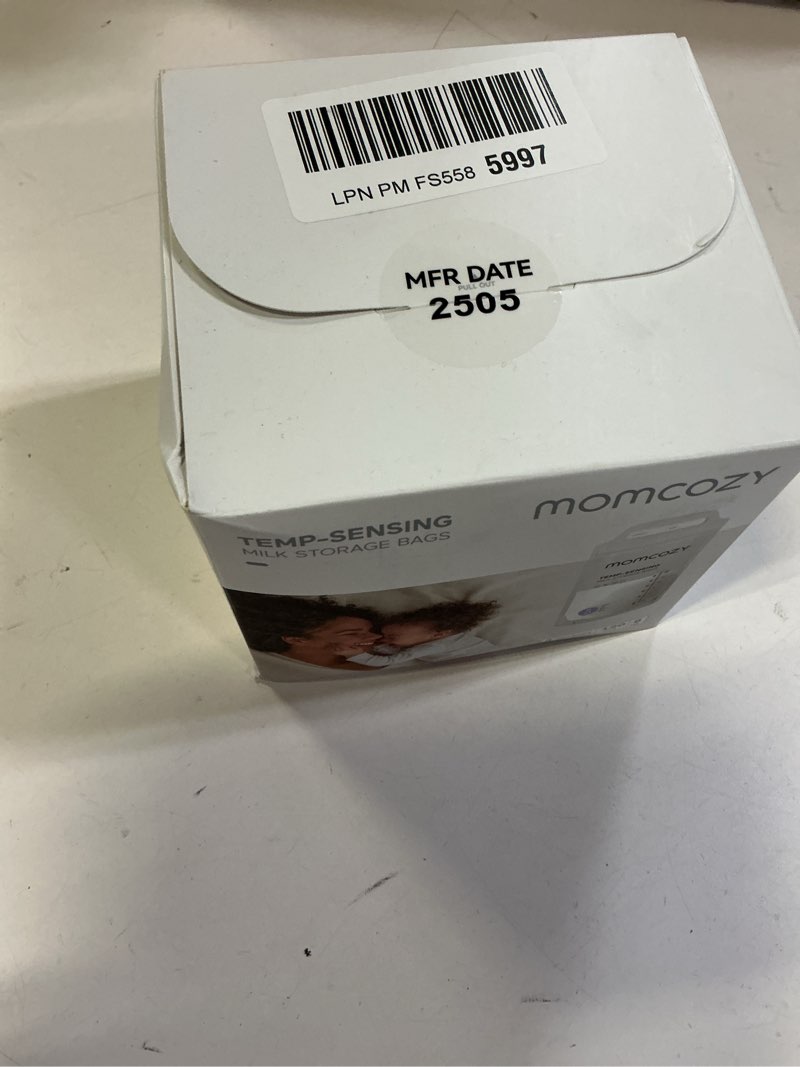 Condition photo showing New/Like New for Momcozy Breastmilk Storing Bags, Temp-Sensing Discoloration Milk Storing Bags for Breastfeeding, Disposable Milk Storage Bag with 6 Ounce Self Standing, No-Leak Milk Freezer Storage Pouches, 120pcs 120 Count