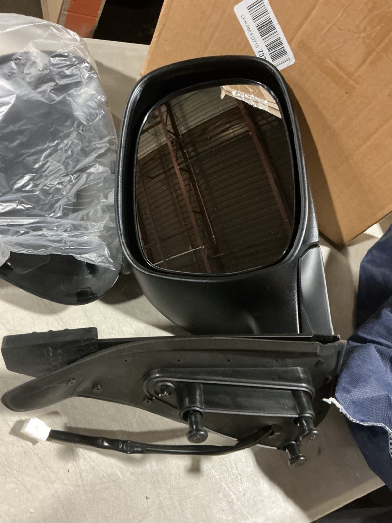 Condition photo showing As Is for new focopo front left mirror assembly and cap for honda rave 4 2019-2021