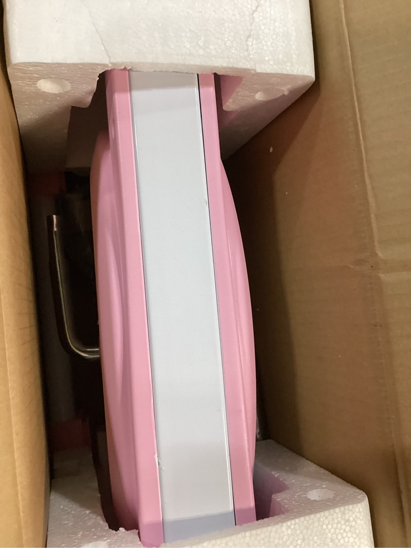 Condition photo showing Good Condition for Sunny Health & Fitness Smart Under-Desk Bike Exerciser, Low-Impact Cardio Cycling Equipment for Home/Office, Mini Paddler for Arm/Leg Mobility Training, Free SunnyFit App Connect, Optional Motorized Pink