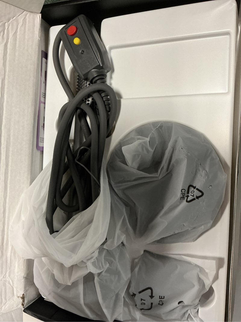 Condition photo showing Good Condition for high speed hair dryer, 160000rpm fast drying blow dryer, negative ions for frizz-free with less damage, low noise 2 speeds & 4 temps, lightweight, with diffuser & concentrator nozzle for home & travel