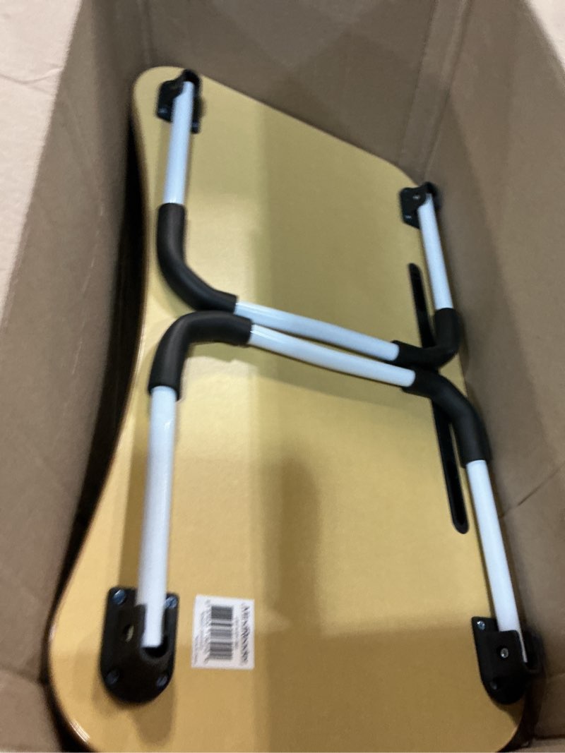 Condition photo showing Good Condition for Mind Reader Lap Desk Laptop Stand, Bed Tray, Folding Legs, Couch Table, Portable, MDF, 23.25" L x 13.75" W x 10.5" H, Beige