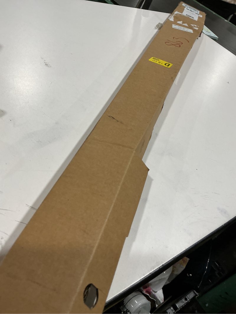Condition photo showing As Is for Ivilon Drapery Window Curtain Rod - End Cap Style Design 1 Inch Pole. 72 to 144 Inch Color Warm Gold 72 to 144 in.