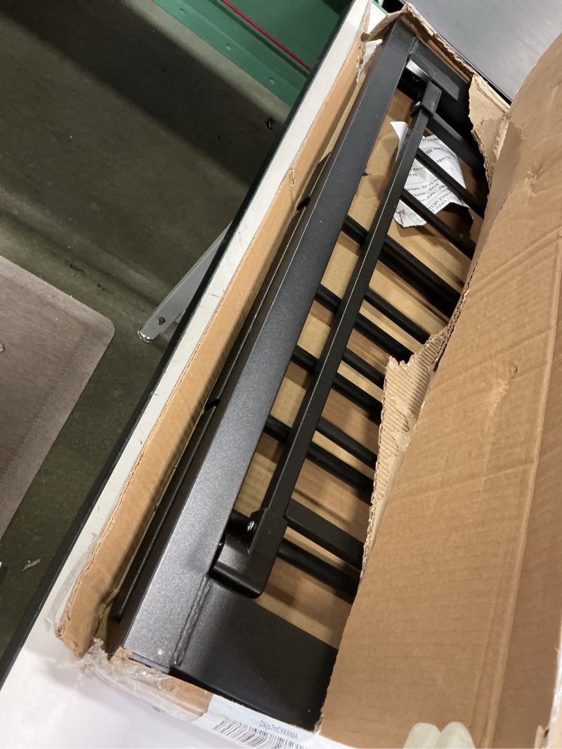 Condition photo showing Good Condition for Cumbor 29.7-48" Baby Gate for Stairs, Mom's Choice Awards Winner-Dog Gate for Doorways, Auto Close Safety Pet Gate for Dogs Indoor, Easy Install Pressure Mounted Child Gate with Walk Thru Door, Black Black 29.7-48"W x 30.5"H