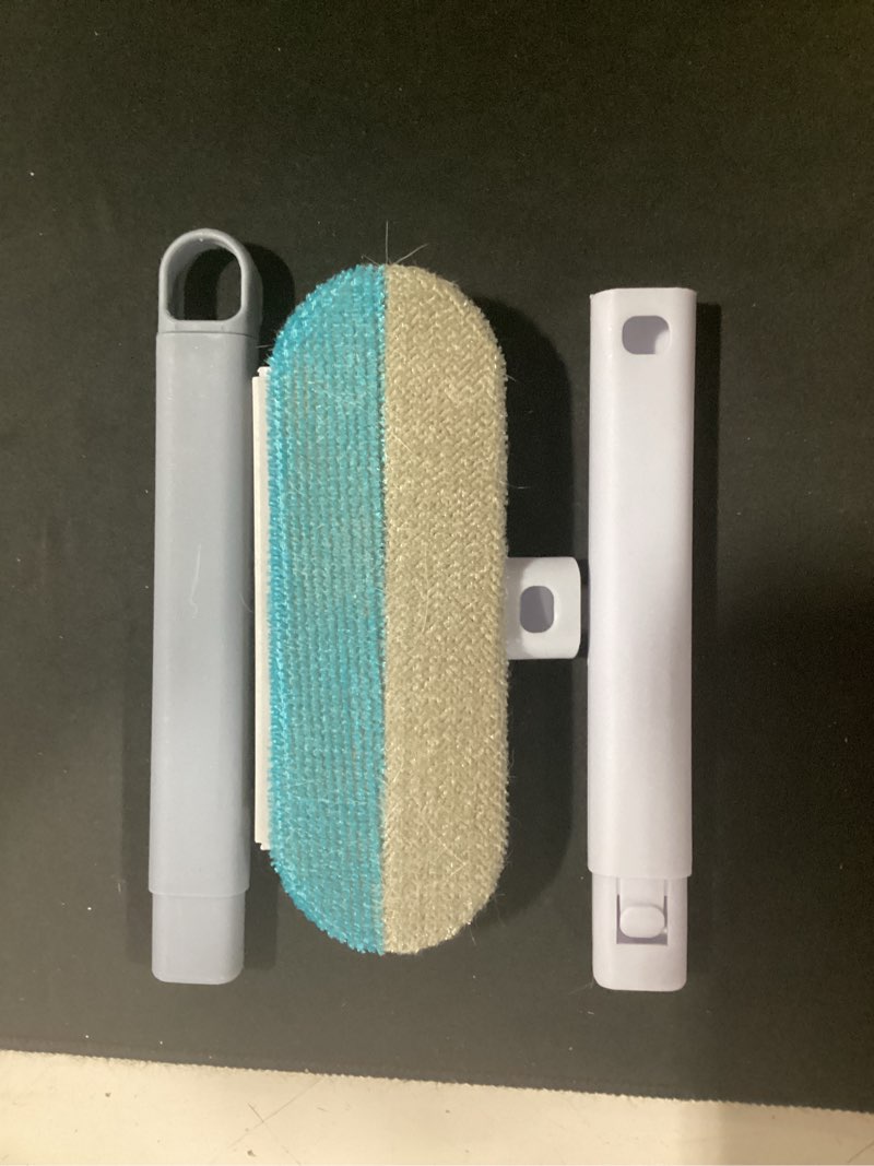 Condition photo showing As Is for pet hair remover for couch, grey, 17.3inch, durable, reusable, washable lint cleaner for dog and cat hair, gentle on furniture, effective on carpets, clothing, bedding
