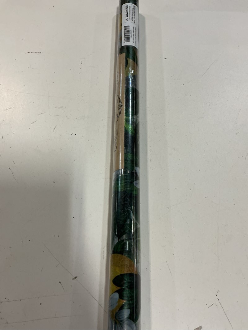 Condition photo showing New/Like New for stained glass window film, rainbow privacy, one way decorative tint, static cling, renter friendly for home bathroom door rainbow lemon tree 23.5*78.5