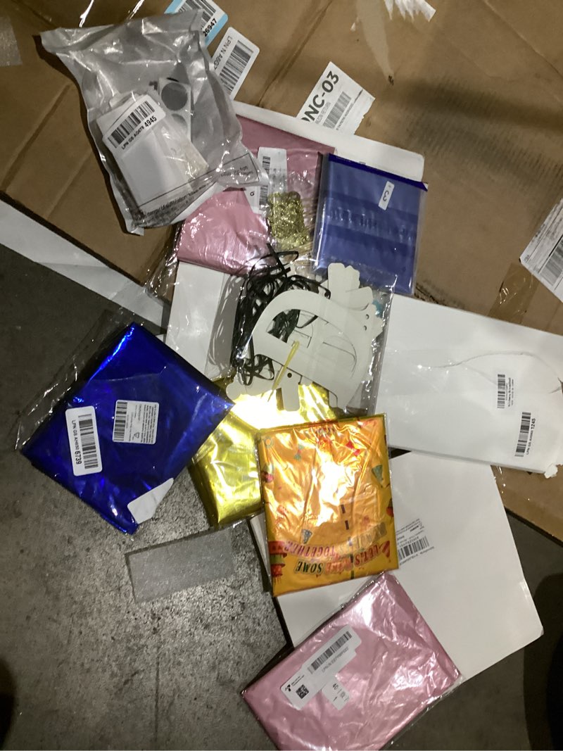 assorted arts & craft supplies 