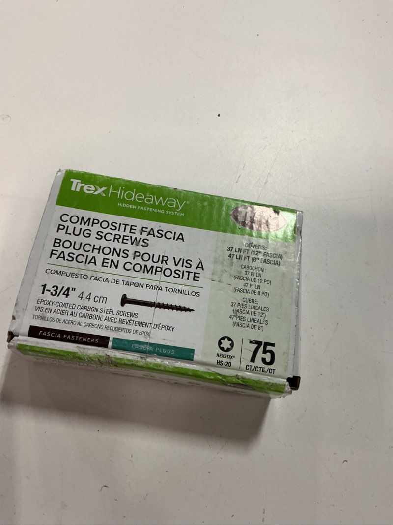 Condition photo showing Good Condition for (2pack)trex #10 x 1-3/4-in composite deck screws 75 -per box