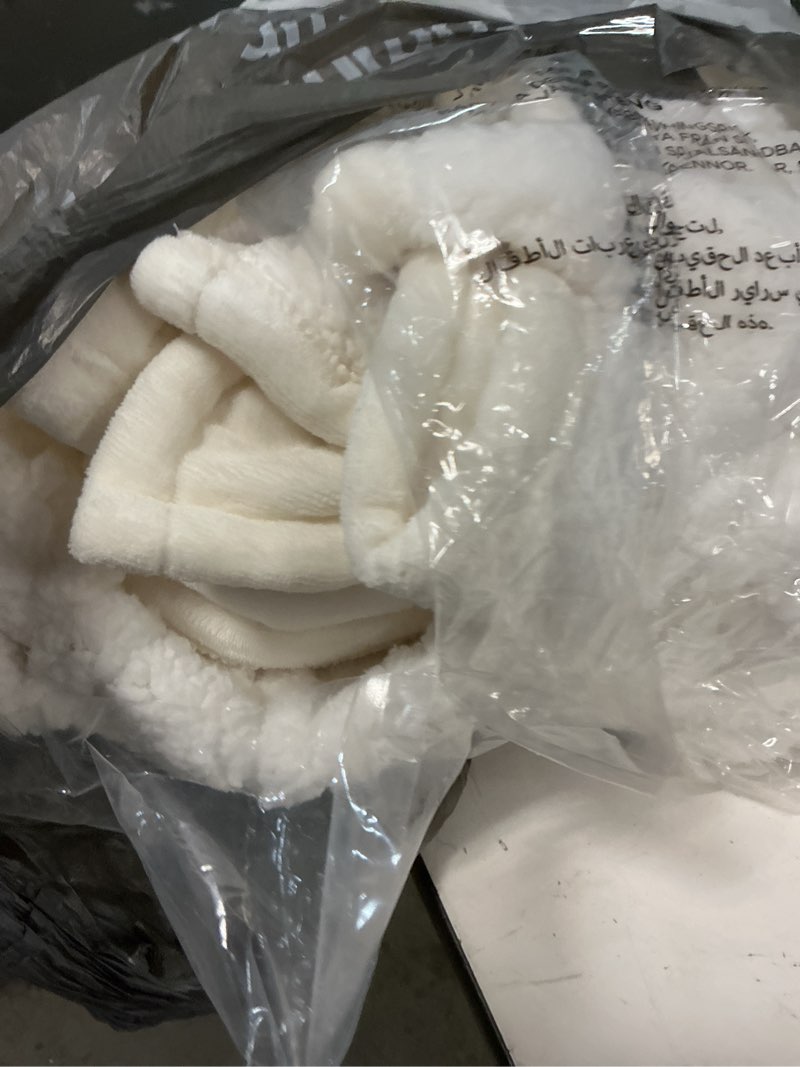 Condition photo showing New/Like New for bedsure electric blanket twin - soft flannel heated blanket twin size, fast heating with 6 time settings (up to 10h) & 6 heat settings, warm gift for grandma (62x84 inches, ivory) ivory twin