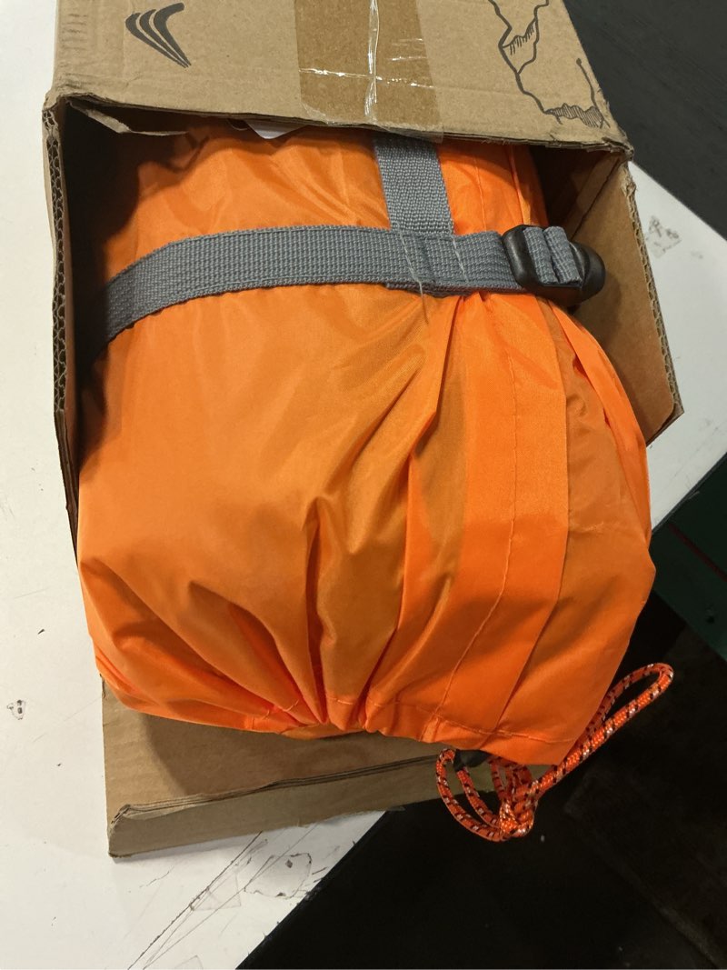 Condition photo showing Good Condition for BISINNA 2/4 Person Camping Tent Lightweight Backpacking Tent Waterproof Windproof Two Doors Easy Setup Double Layer Outdoor Tents for Family Camping Hunting Hiking Mountaineering Travel Orange 4 Person