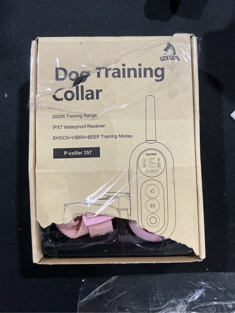 Condition photo showing As Is for PATPET Dog Shock Collar for Medium Dogs- Dog Training Collar with Remote, Shock Collar for Small Dog