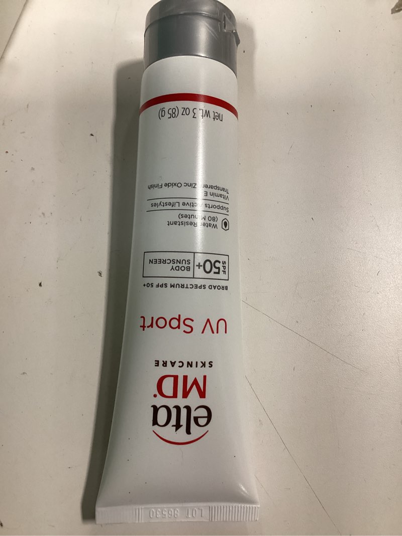 EltaMD UV Sport Sunscreen Lotion SPF 50 - Face and Body Sunscreen SPF 50, Water & Sweat Resistant, Z