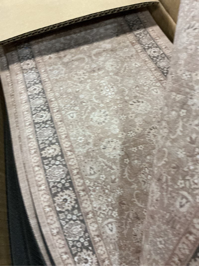 Condition photo showing Good Condition for tiveney stair treads non slip 15pcs 8"x30" stair runner for wooden steps non slip rubber backing, washable carpet stair treads indoor safety staircase step treads for kids elder dogs(red) 8" x 30" red 15