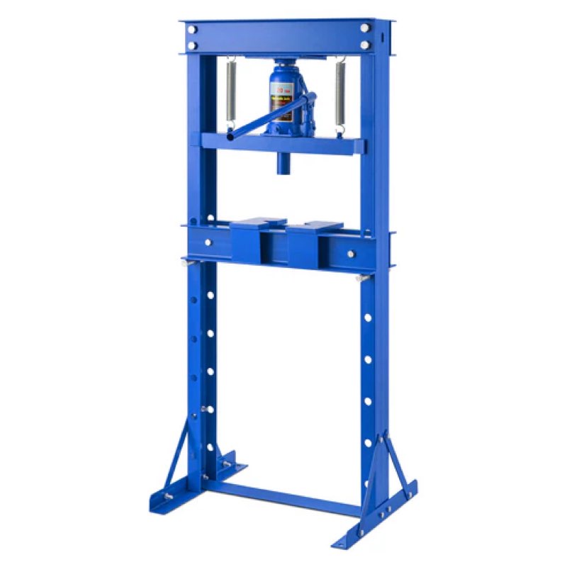 Garvee Hydraulic Press 20 Ton, Hydraulic Shop Press, H Frame Benchtop Hydraulic Press with 2 Press P