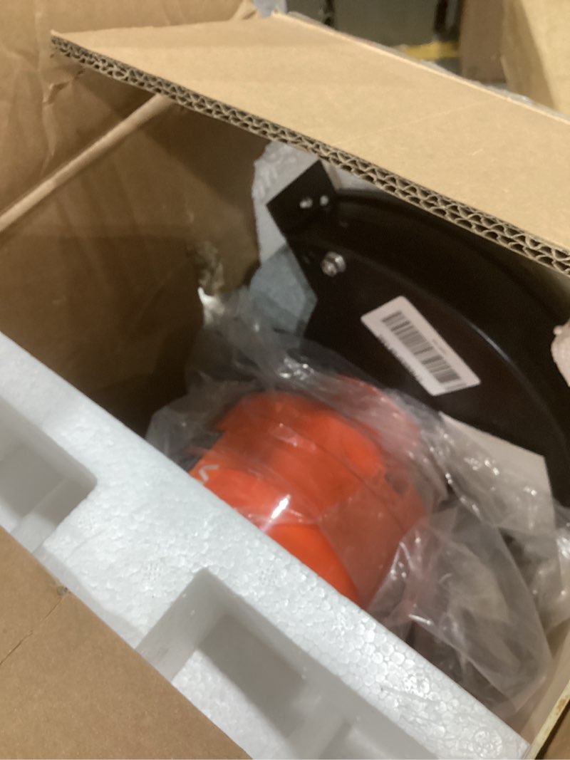 Condition photo showing As Is for VEVOR Bench Grinder, 8-inch Single Speed, 3450RPM High-Speed Table Grinders with 550W 4.5A 3/4Hp Induction Motor, 36/60-Grit Grinding Wheel & Adjustable Eye Shield for Fast Sharpening Grinding Single Speed / 4.5A Induction Motor