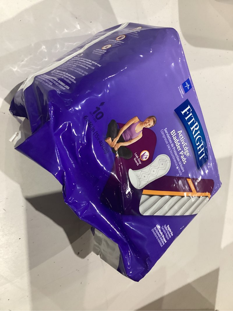 Condition photo showing New/Like New for fitright bladder control pads  ultimate absorbency  6  x 16   10 count