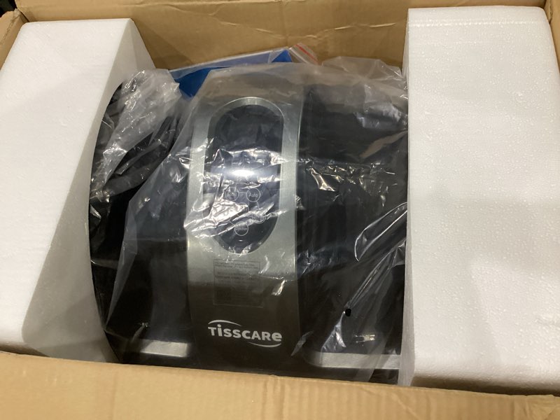 Condition photo showing Good Condition for tisscare shiatsu foot massager with heat: fsa eligible hsa foot massager for neuropathy, plantar fasciitis and pain relief-massage feet/leg/calf/ankle at home/office, gifts for women and men sliver gray