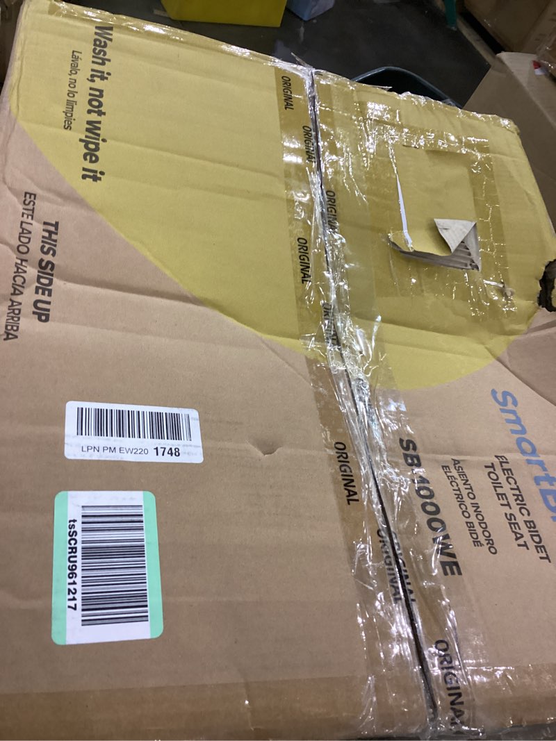 Condition photo showing Good Condition for SmartBidet® SB-1000WE Electric Smart Bidet™ Toilet Seat with Heated Seat, Warm Air Dryer, Temperature Control Wash, and Remote Control, Elongated Seat Elongated SmartBidet