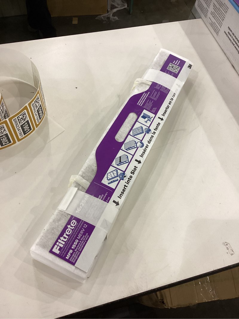 Filtrete 16x25x4 air filter