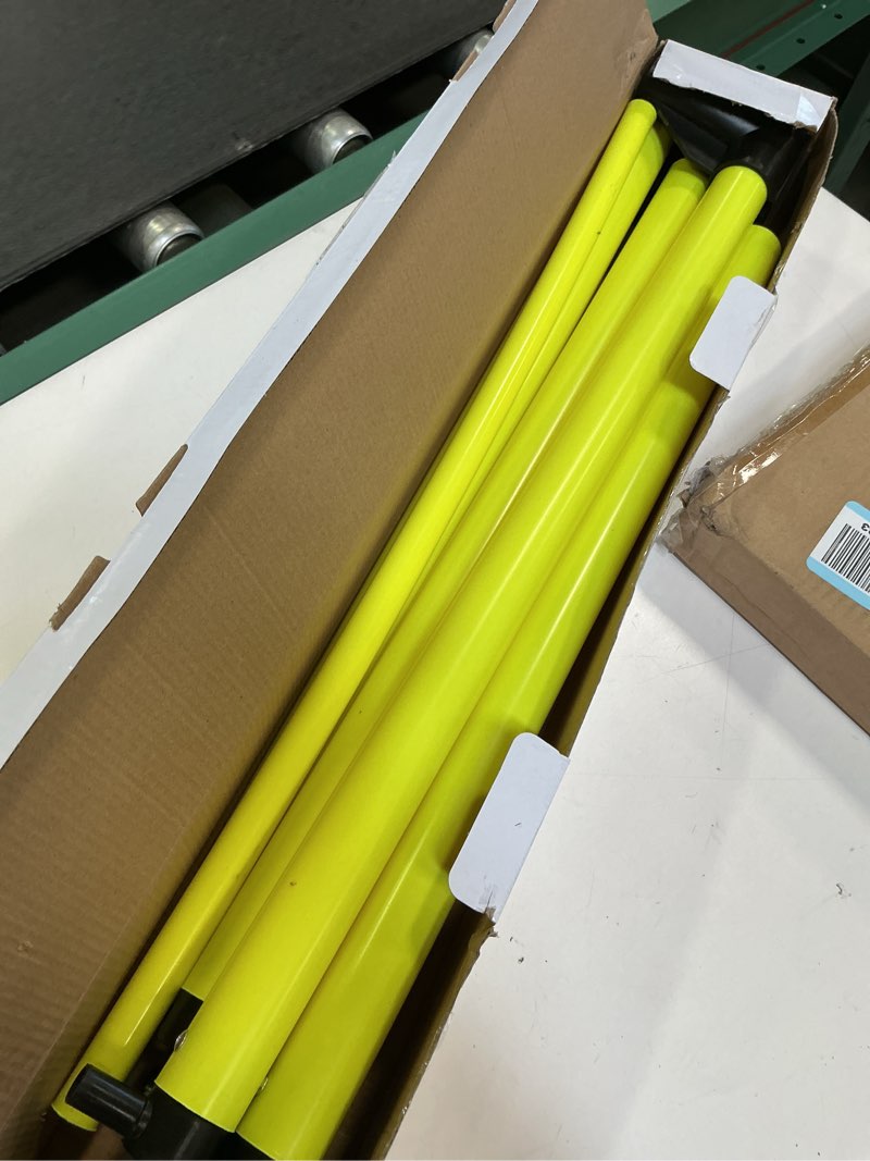 Condition photo showing Good Condition for Adjustable Hurdles with Scale - Detachable Agility Training Equipment for Track, Soccer & Football, Indoor & Outdoor Use, Ideal for Athletic Jumping & Speed Drills