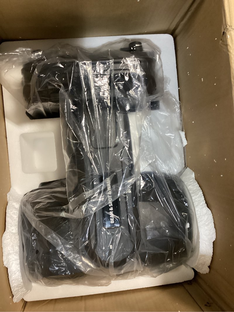 Condition photo showing New/Like New for professional 380w moving head beam light, 22/18 dmx channels, rdm compatible, with 9 colors & 12 gobos, for stage lighting and dj shows