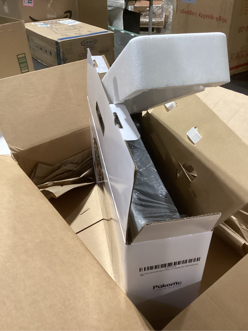 Condition photo showing New/Like New for Pukomc Electric Indoor Grill,2 in 1 Indoor Grills for Kitchen with Grill Net & Non-Stick Cooking Removable Plate, Temperature Control, Dishwasher Safe, 1700W Black small BLACK-2