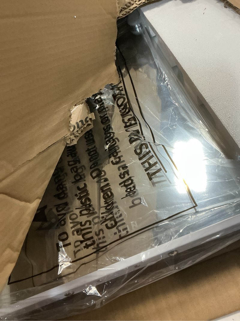 Condition photo showing Good Condition for FENCHILIN Vanity Mirror with Lights, Hollywood Lighted Makeup Mirror with 15 Dimmable LED Bulbs for Dressing Room & Bedroom, Slim Metal Frame Design, White White-usb+typec Charging