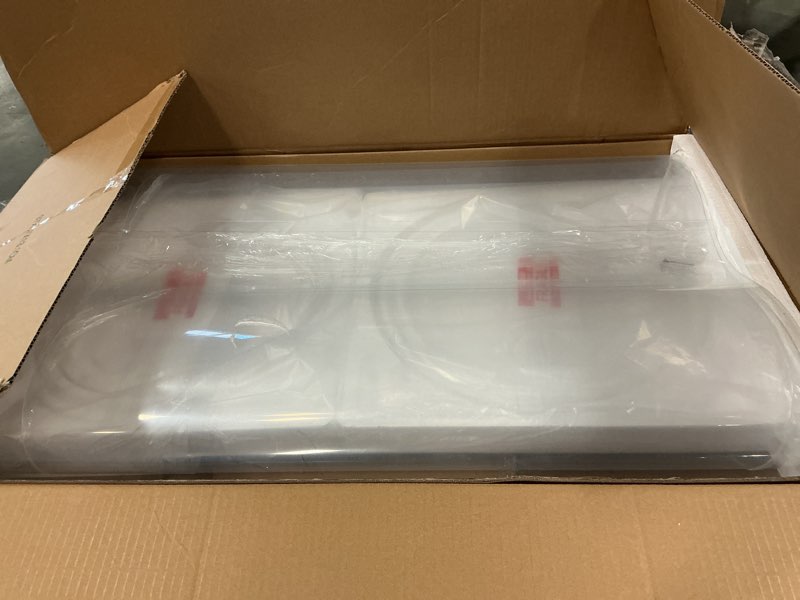 Condition photo showing Good Condition for Putros Cylinder Pedestal Stands 3Pcs Clear Round Cylinder Pedestal Display Plinth Pillars for Wedding Party Decor 35.4''(L),29.5''(M),23.6''(S)